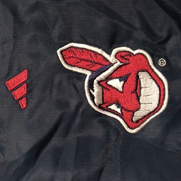 Vintage Adidas Indians Snap Button Coat Sz.10/12 Unisex - Picture 9 of 15